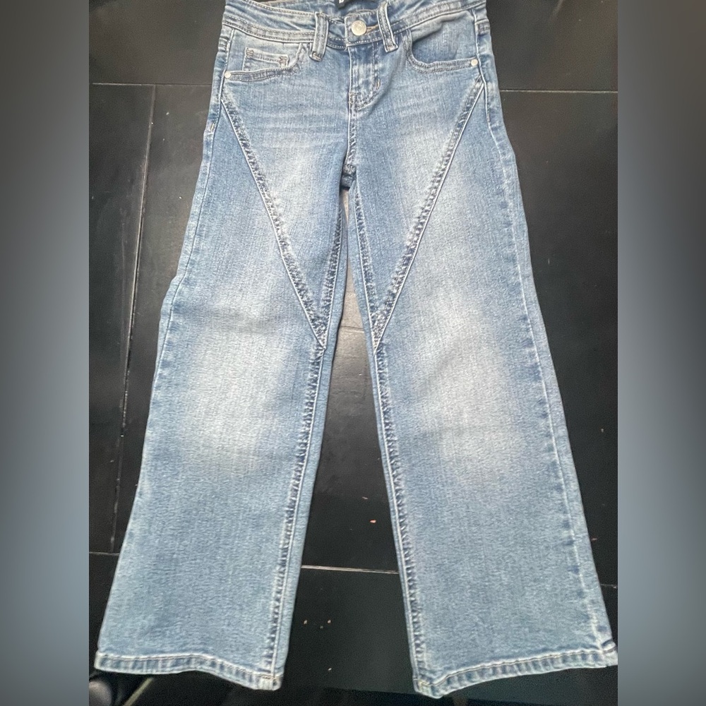 Blue Spice Girls 7 Wide leg Jeans NWT